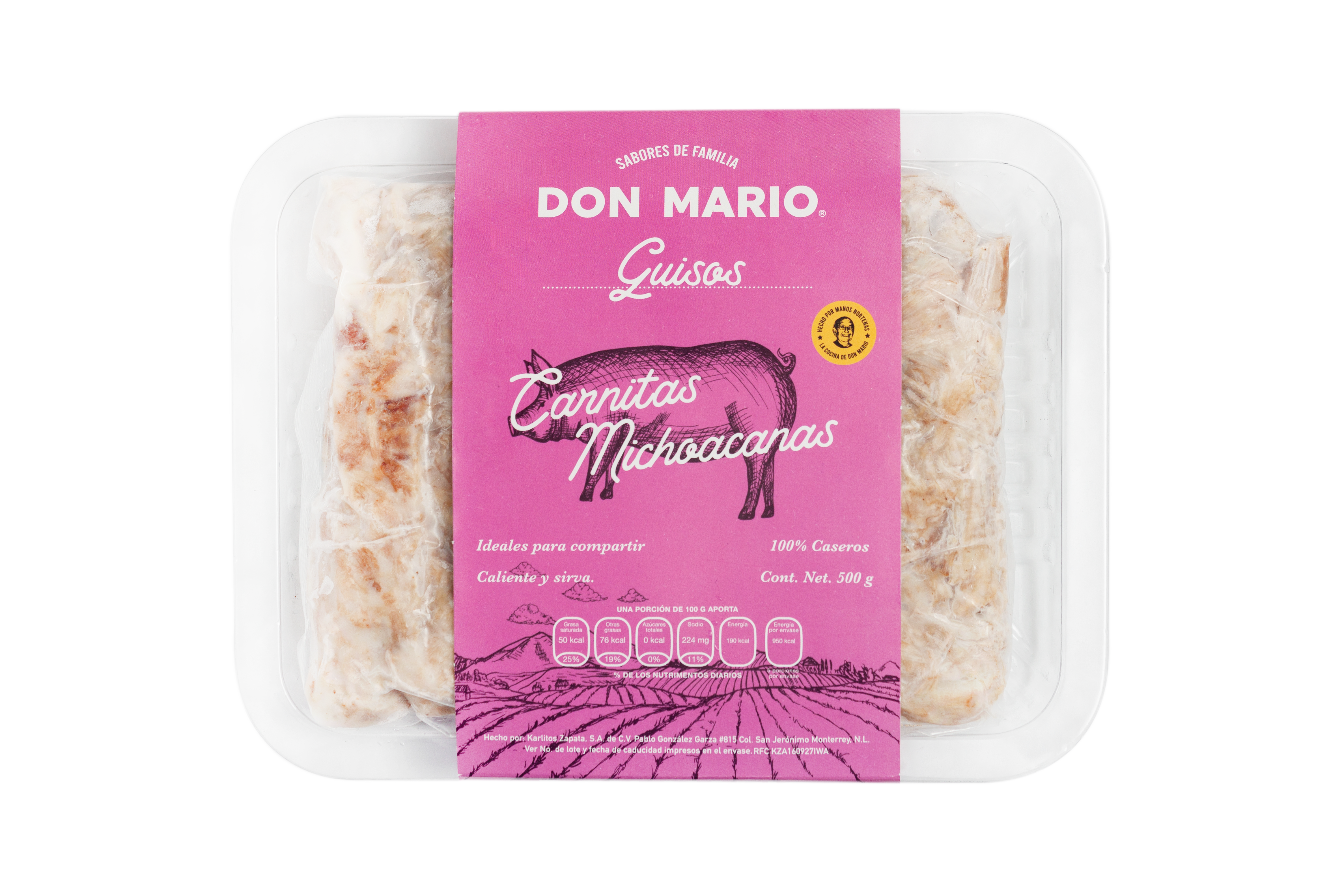 Carnitas Michoacanas 500 gr