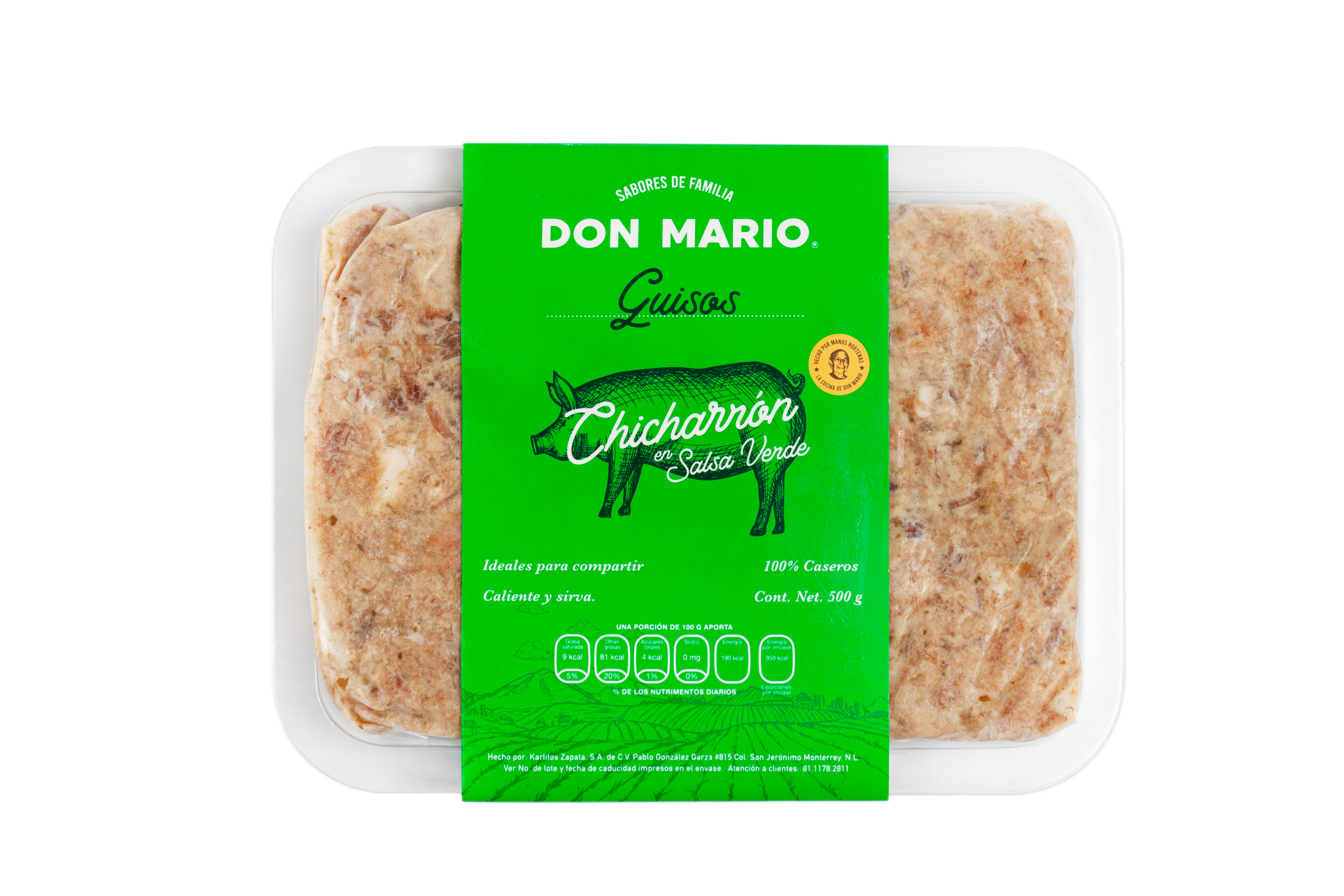 Chicharron en Salsa Verde 500 gr