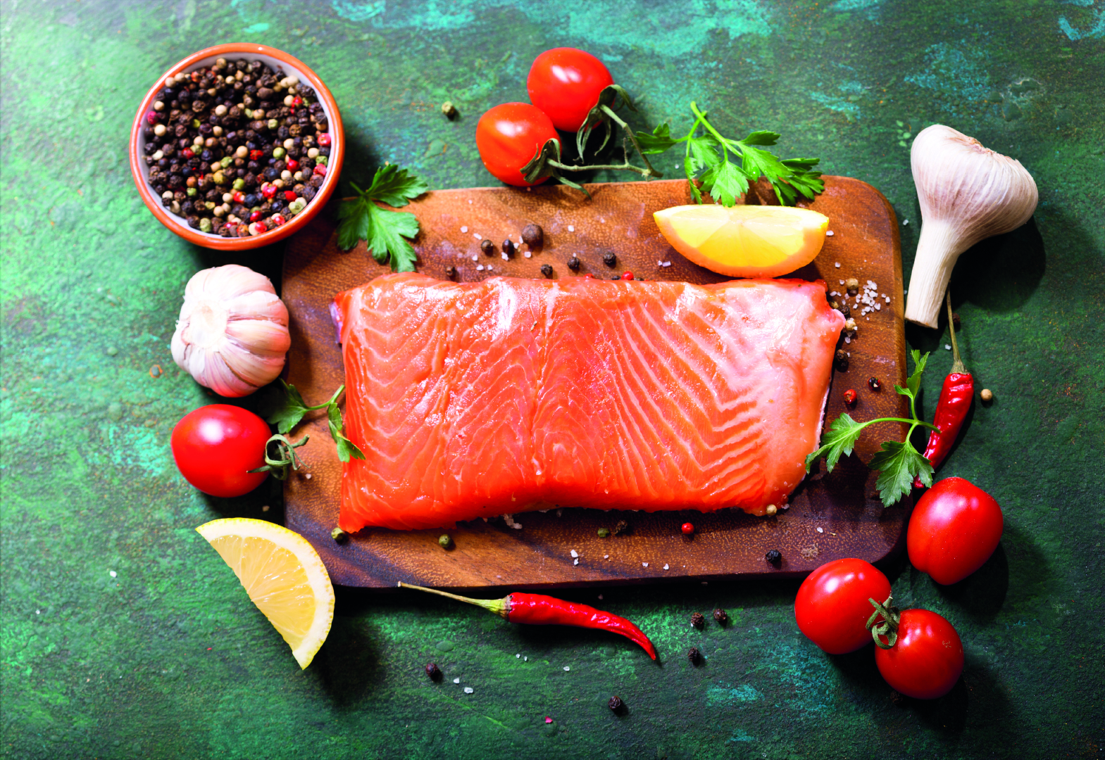 Salmon IQF Trim D Porcionado 230 aprox
